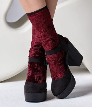 Gipsy Velvet Ankle Socks