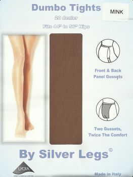 Silver Legs Dumbo Tights in Mink
