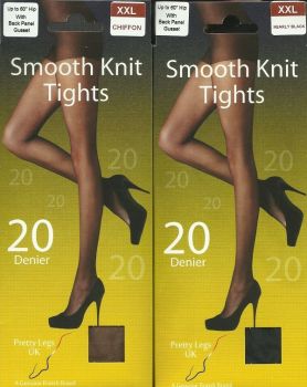 Pretty Legs XXL Smooth Knit Tights 