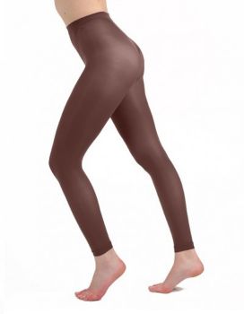 Pamela Mann 50 Denier Footless Tights in Chocolate