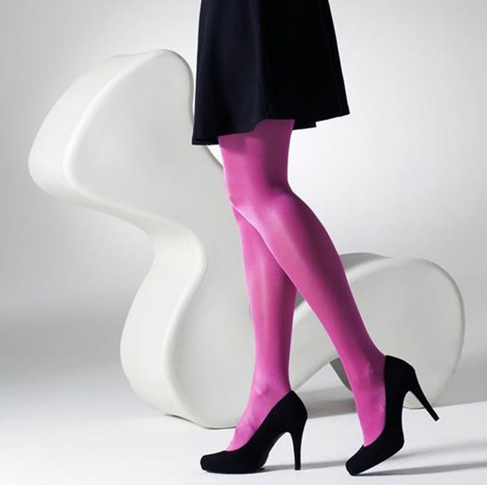 Gipsy Metallic Tights in Fuchsia