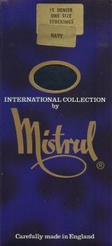 Mistral 15 Denier Stockings One Size in Navy