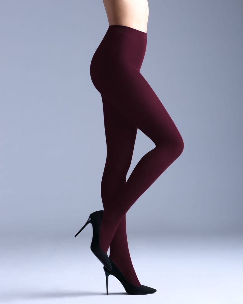 Giulia Samba 40 Denier Tights in Marsala shade