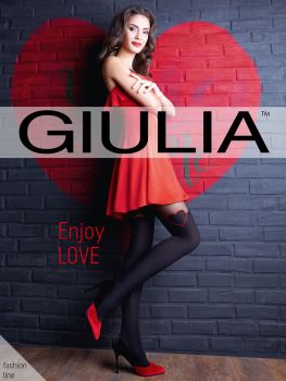 Giula Enjoy Love Tights in Black