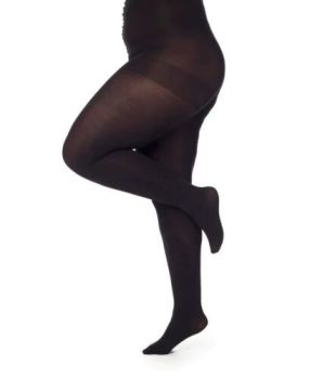 Pamela Mann 30 Denier Luxury Sheer Curvy  Super Stretch Black Tights