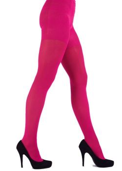 Pretty Polly 60 Denier Opaque Tights in Raspberry Beret