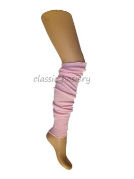 Silver Legs 60cm Leg Warmers in Baby Pink