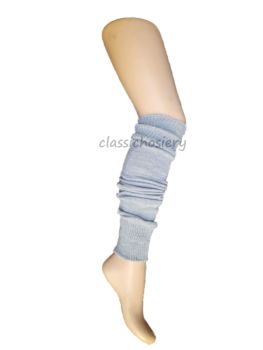 Silver Legs 60cm Leg Warmers in Light Grey