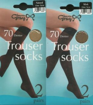 6 Pairs of Joanna Gray 70 Denier Trouser Socks