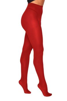 Pamela Mann 50 Denier Autumn / Winter Opaque Tights in Ruby Red One Size