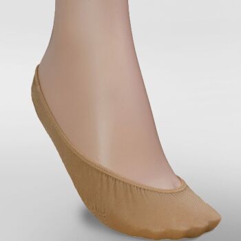 Silky Comfort Sole Footlets in Natural