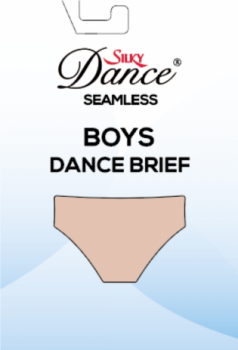 Silky Boys Dance Briefs in Nude