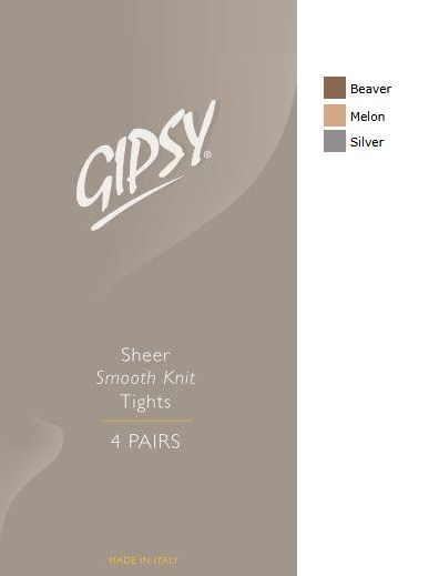 Gipsy 4 Pack Smooth Knit Tights in Tall Size