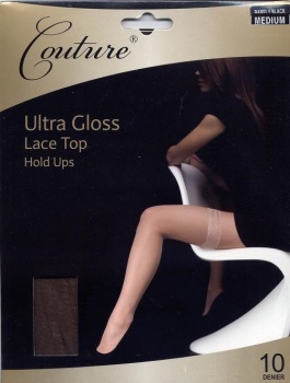 Couture Lace Top Hold Ups in Medium
