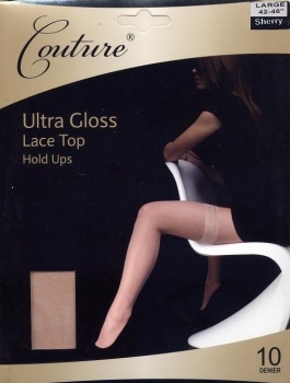 Couture Lace Top Hold Ups in Large