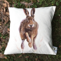 Running Hare Cushion