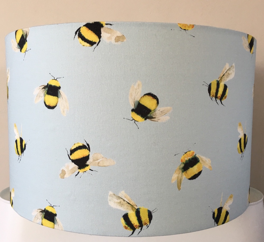 New Product Lampshade-Duck Egg Blue Bumblebee 