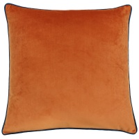 Large Velvet Cushion - Tiger and Teal