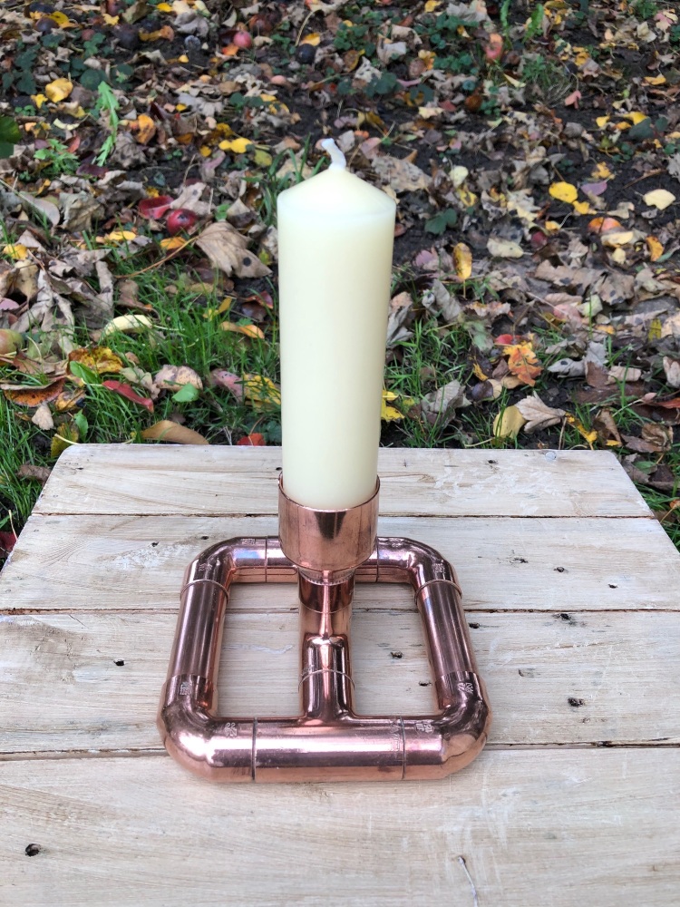 Chunky Square Candle Holder
