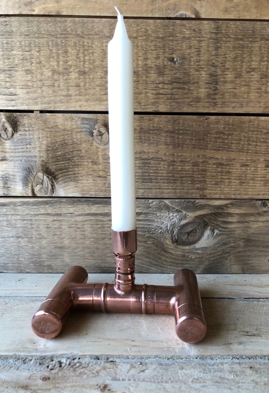 Copper Candle Holder - The H