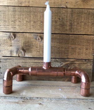 Copper Candle Holder - The Beam