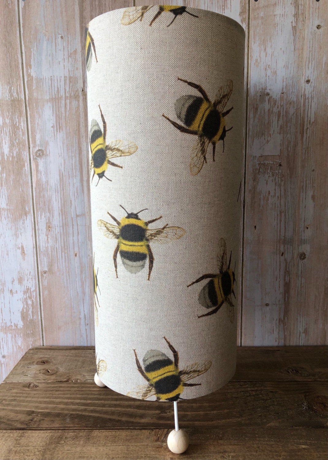 Cylinder Table Lamp - Bee Swarm