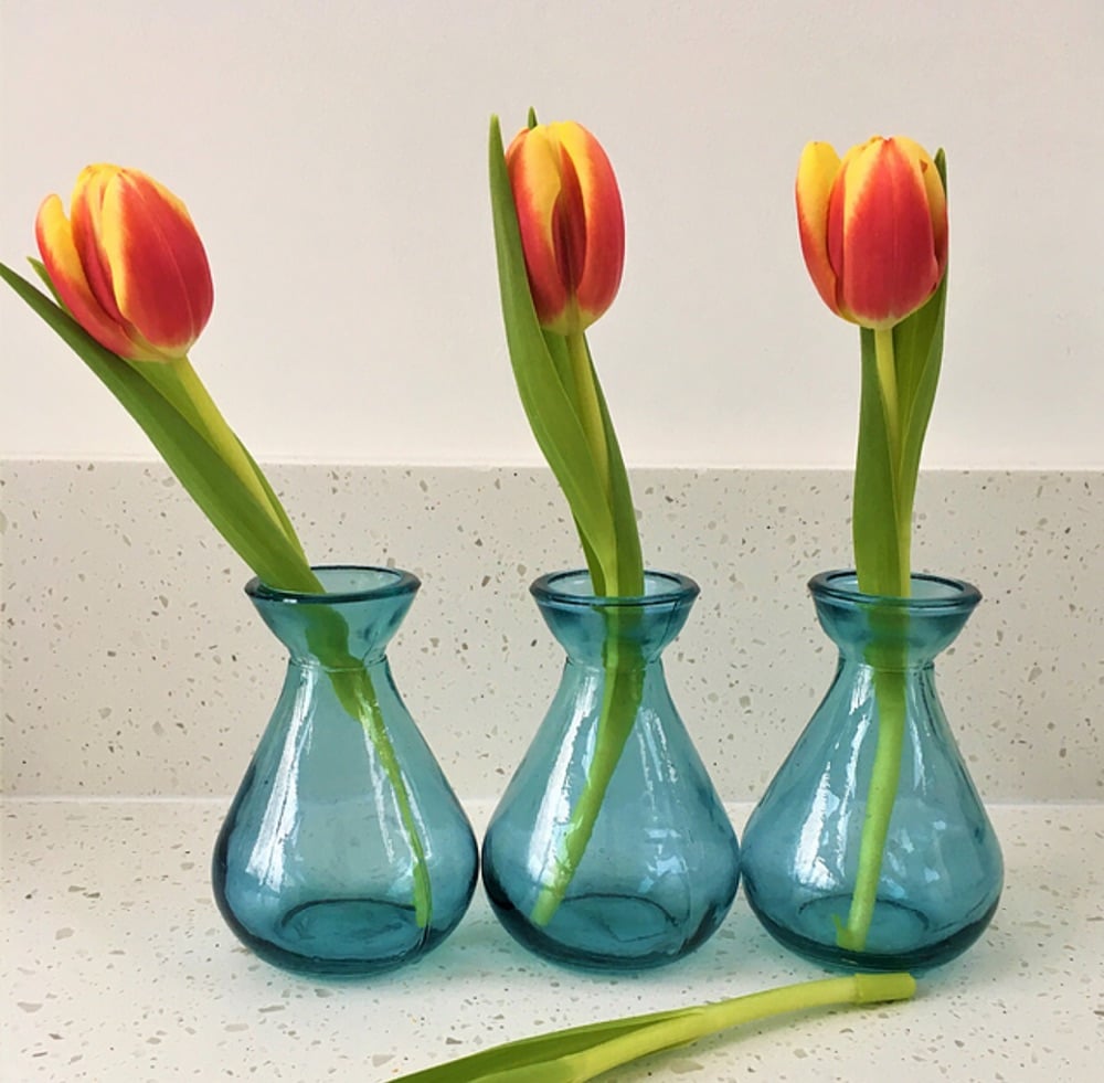 Recycled Glass Lamps,  Vases and Accessories 