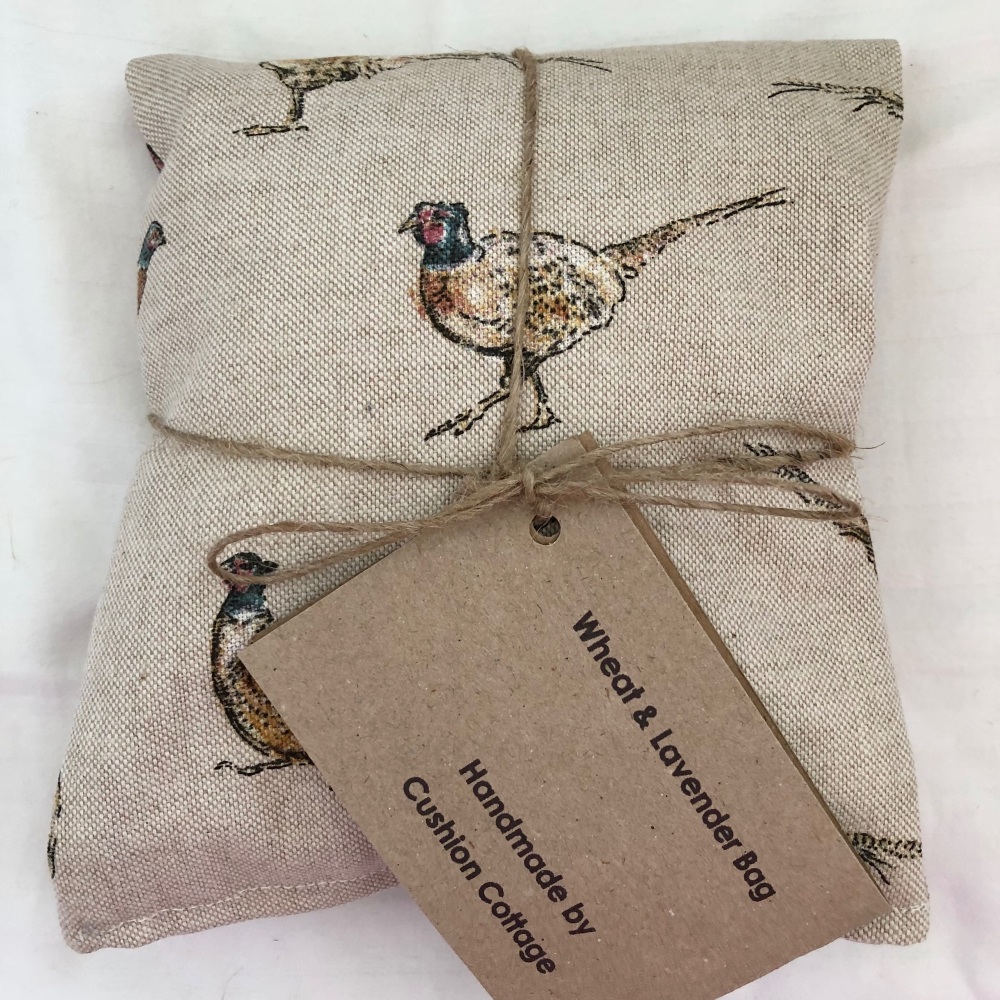 Wheat and Lavender Bag - Linen Pheasant