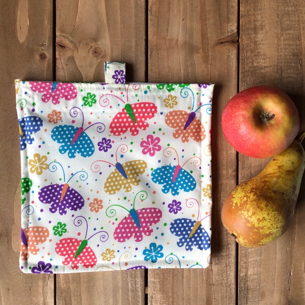 Washable Snack and Sandwich Bag - Butterfly