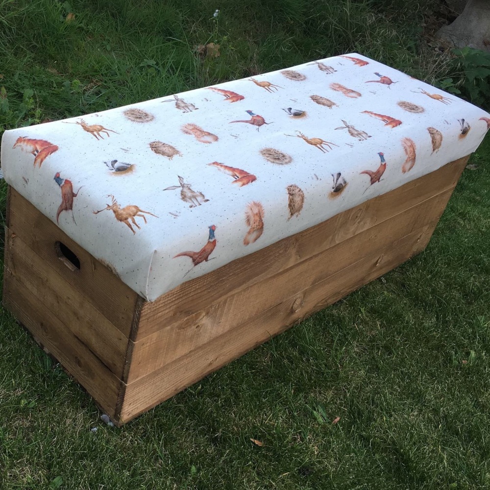 Vintage Style Blanket Box - Made to Order Only