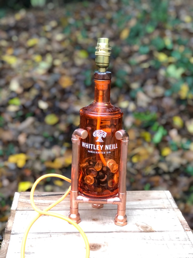 Whitley Neill Orange Bottle Lamp