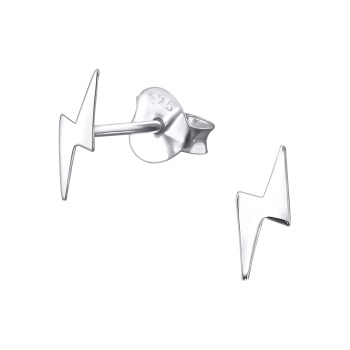 Sterling Silver Studs - Lightening