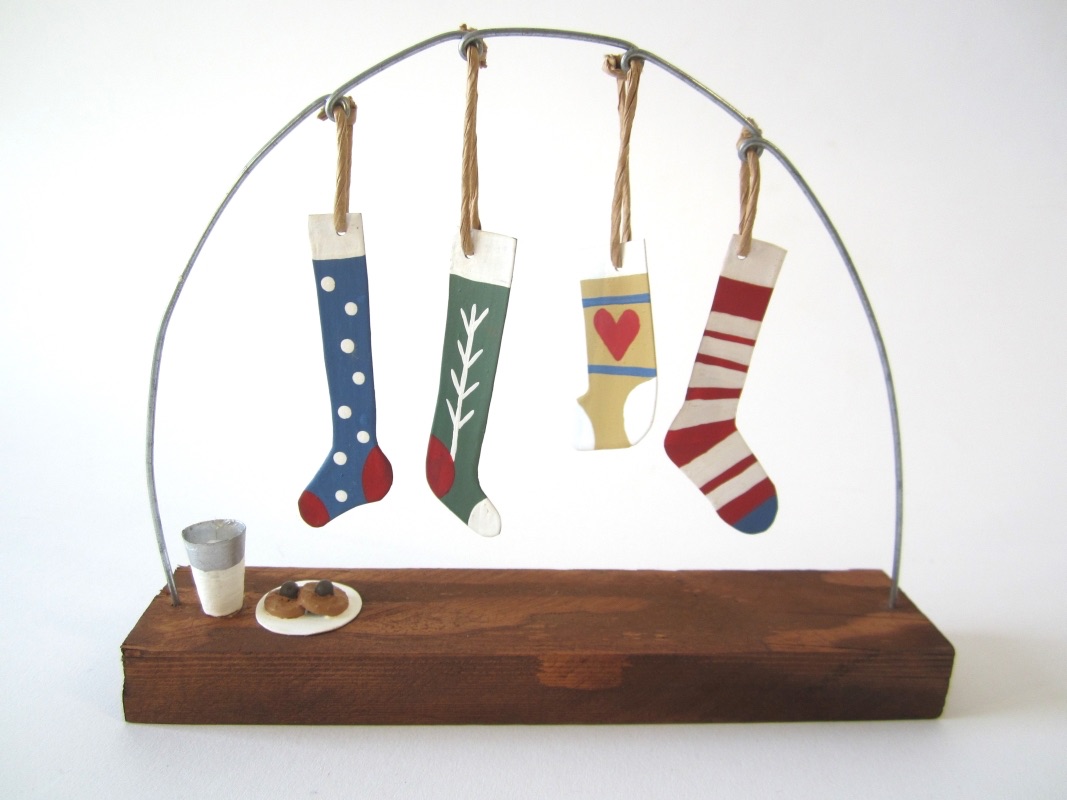 Hanging the Christmas Stockings
