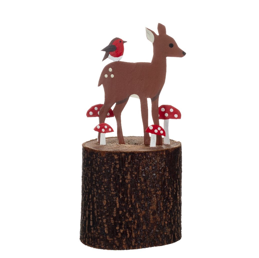 Fawn on Log