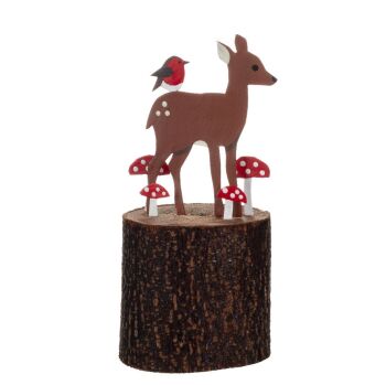 Fawn on Log
