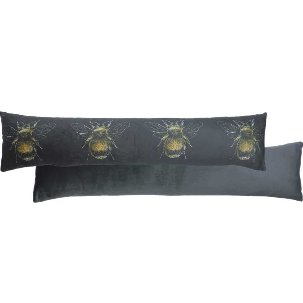 Draught Excluder -Bees - Grey