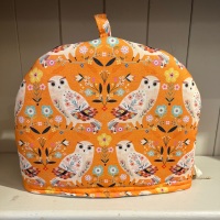 Tea Cosy - Orange Owls