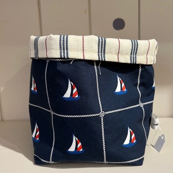 Fabric Storage Basket - Yachts