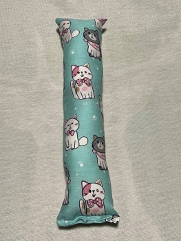 Cat Nip Kick Toy - Turquoise Cats