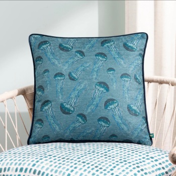 Chenille Jellyfish Cushion