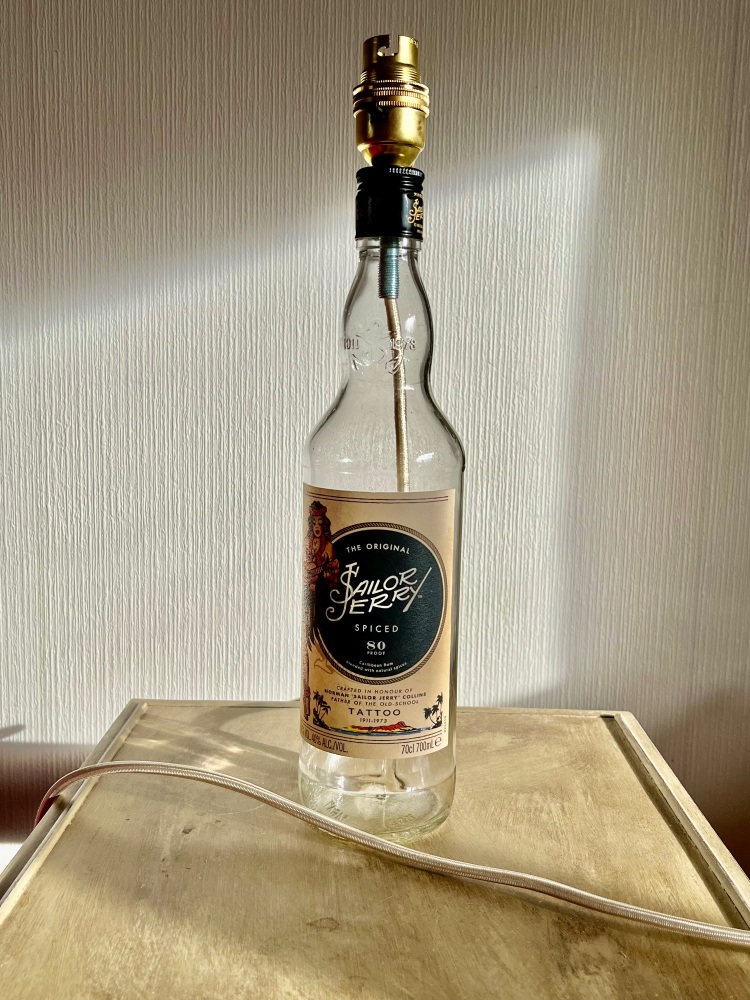 Sailor Jerry Spiced Rum Bottle Lamp