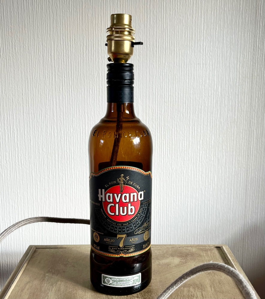Havana Club Rum Bottle Lamp