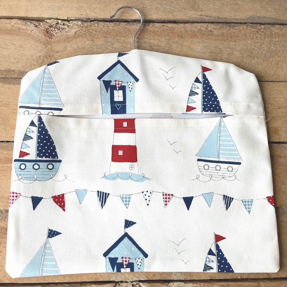 Handmade Peg Bag - Seaside Design
