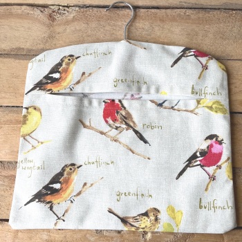 Handmade Peg Bag - British Birds