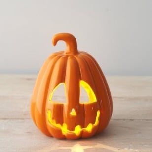 Ceramic Pumpkin  Tea Light Holder