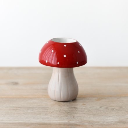 Mushroom Candle Holder