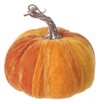 Large Velvet Pumpkin