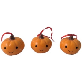 Ceramic Pumpkin - Hanging Decoration