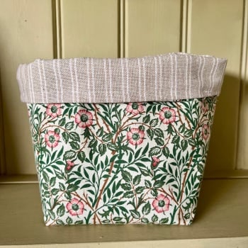 Fabric Basket - William Morris - Sweet Briar