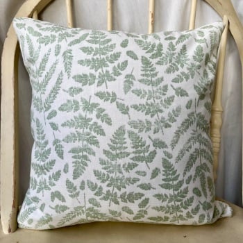 Green Fern Cushion